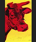 Andy Warhol Pink Cow painting